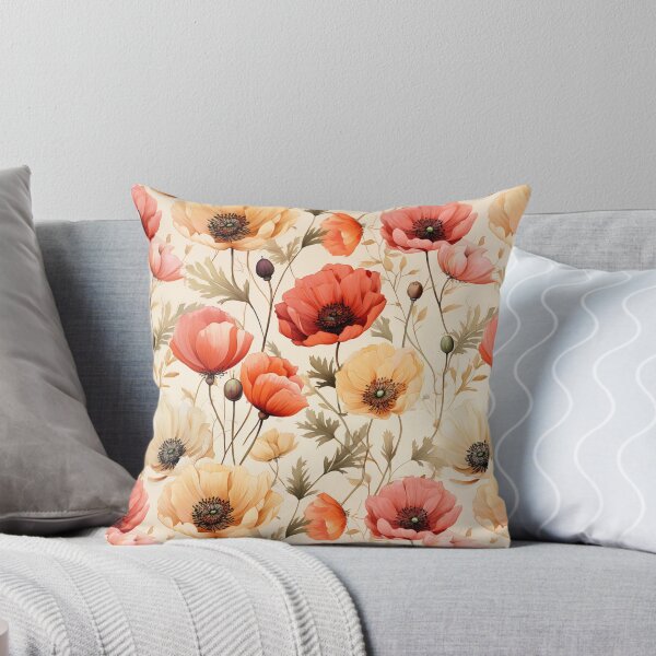Item preview, Vintage Florals, Poppy designed and sold by PigmeArt.