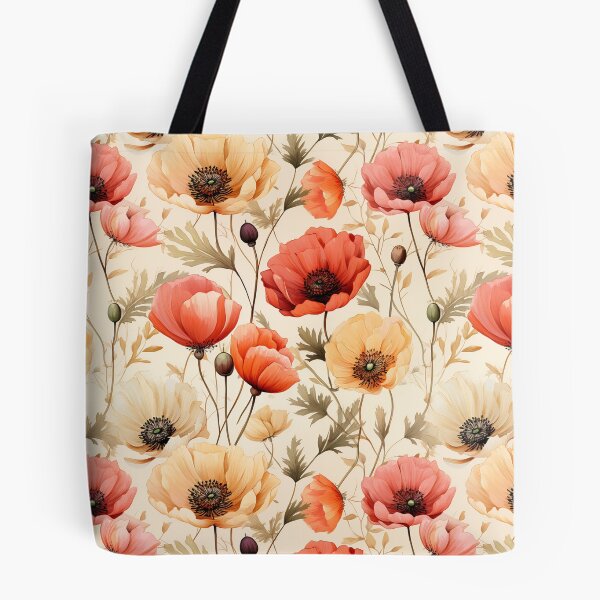 Item preview, Vintage Florals, Poppy designed and sold by PigmeArt.