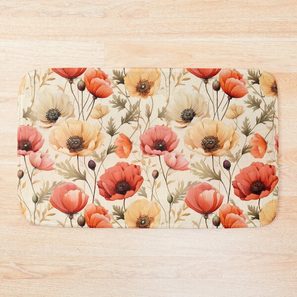 Item preview, Vintage Florals, Poppy designed and sold by PigmeArt.