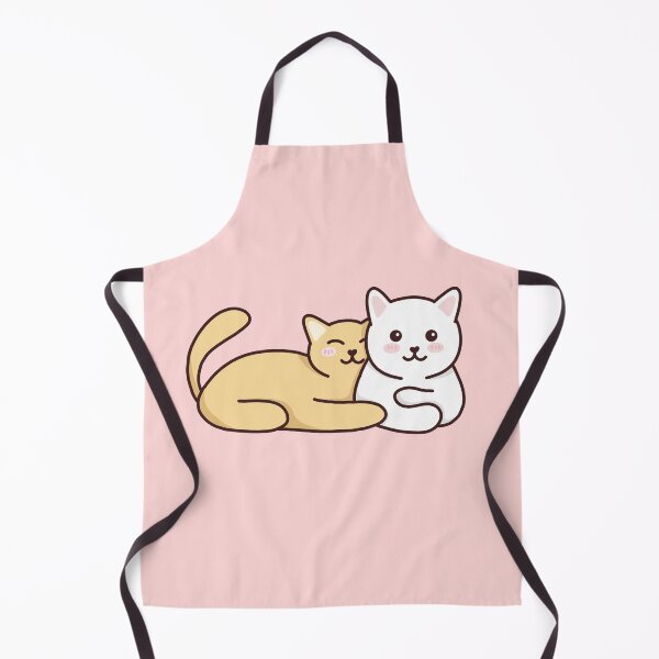 Item preview, White cat and orange cat designed and sold by TiffyChaa.