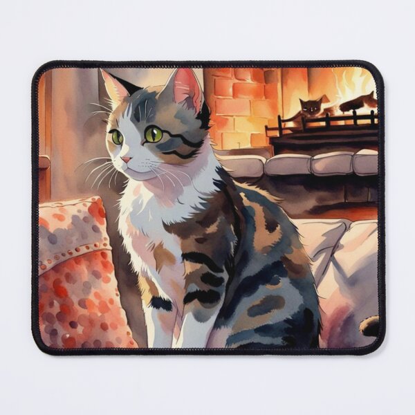 Item preview, House Cat In Cozy Home designed and sold by Gabriela McDaniel.
