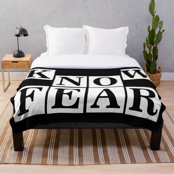 Item preview, KNOW NO FEAR (White Text) designed and sold by RoguegraFX.
