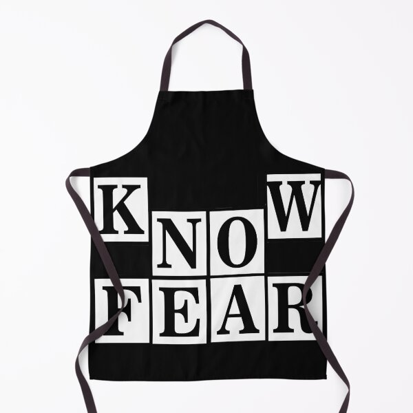 Item preview, KNOW NO FEAR (White Text) designed and sold by RoguegraFX.
