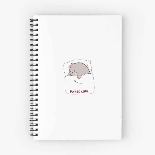 Item preview, Anxious Hamster Mood Tracker Panicking Sticker designed and sold by BugShook.
