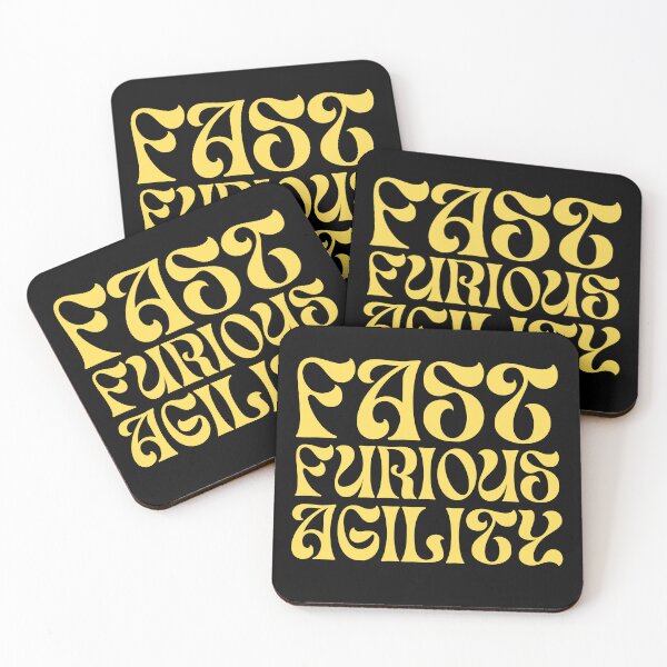 Item preview, Fast and furious agility in yellow designed and sold by PausePapote.