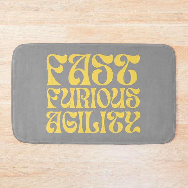 Item preview, Fast and furious agility in yellow designed and sold by PausePapote.