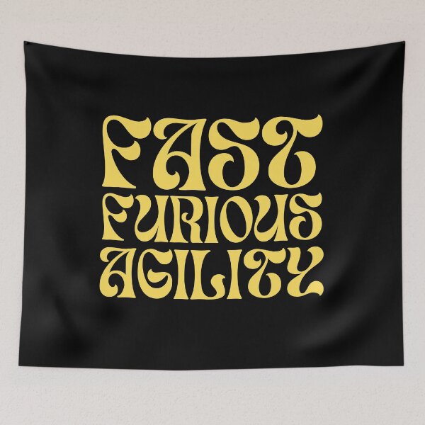 Item preview, Fast and furious agility in yellow designed and sold by PausePapote.