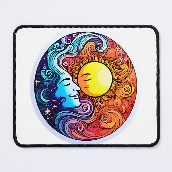 Item preview, the moon and sun designed and sold by IamMind.