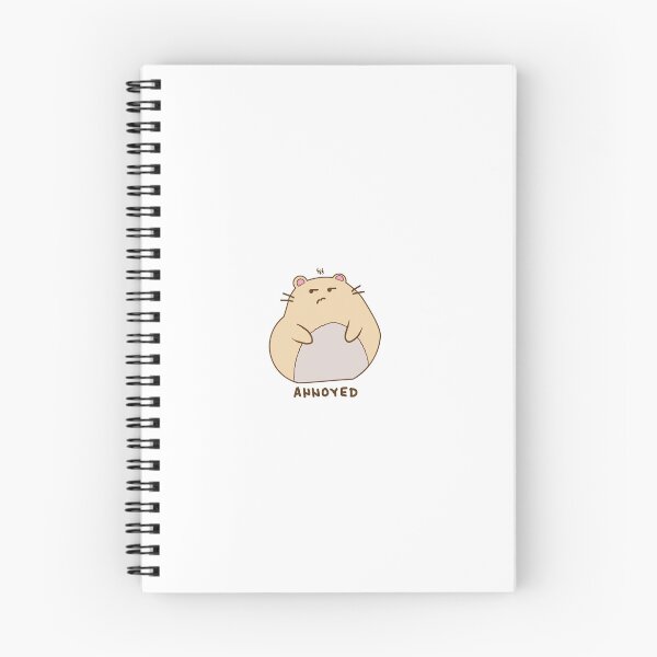 Item preview, Anxious Hamster Mood Tracker Annoyed Sticker designed and sold by BugShook.