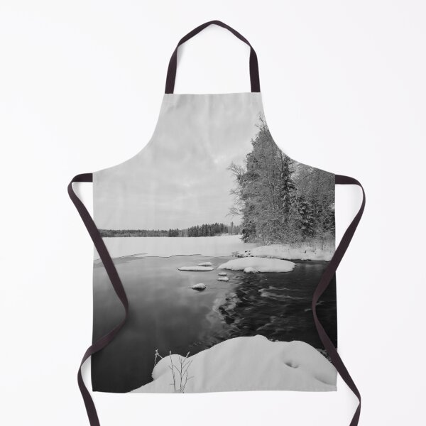 Item preview, Where the lake ends. Parkkuu winter 2023  bw designed and sold by Jouko Lehto Photography.