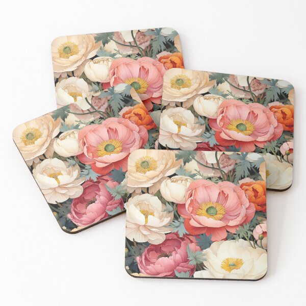 Item preview, Vintage Florals, Ranunculus designed and sold by PigmeArt.