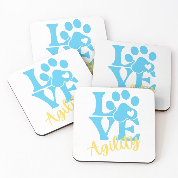 Item preview, Love agility in blue and yellow designed and sold by PausePapote.
