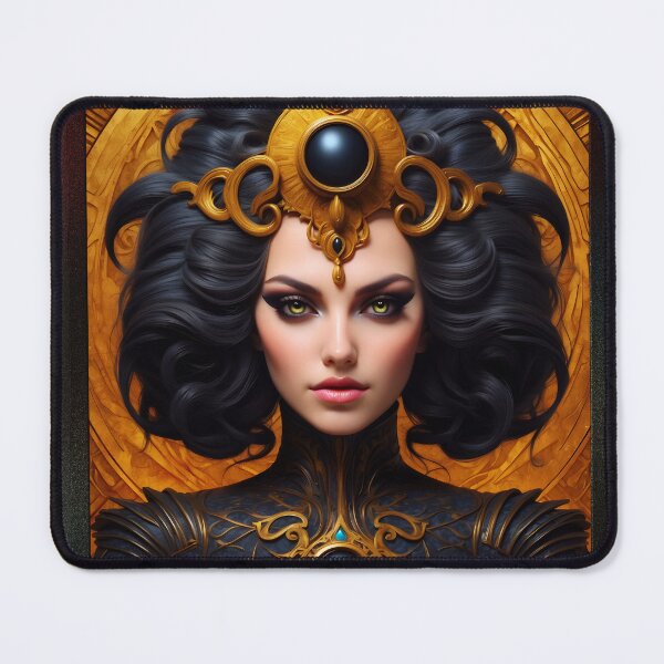 Item preview, Tula The Mystic Beautiful AI Concept Art Portrait by Xzendor7 designed and sold by Xzendor7 Digital Art Creations.