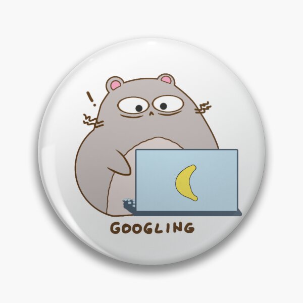 Item preview, Anxious Hamster Mood Tracker Googling Sticker designed and sold by BugShook.