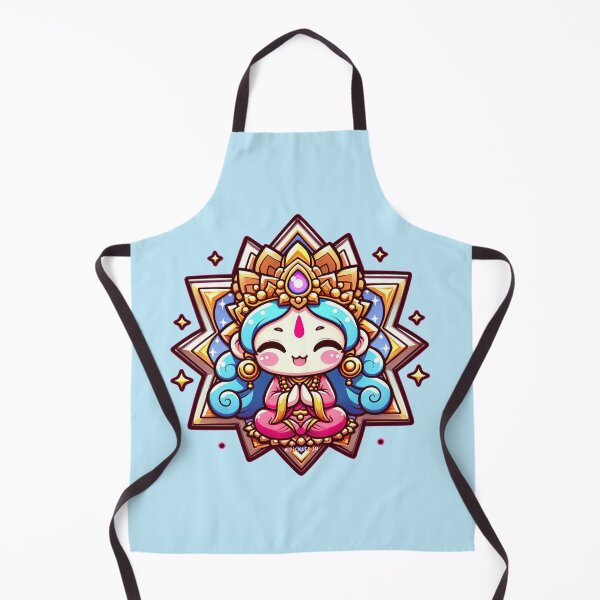 Item preview, Happy Manjushri Meditating Cartoon designed and sold by PickledjoArt.