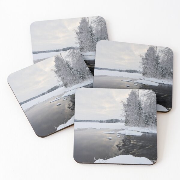 Item preview, Where the lake ends. Parkkuu winter 2023 minimal color designed and sold by Jouko Lehto Photography.