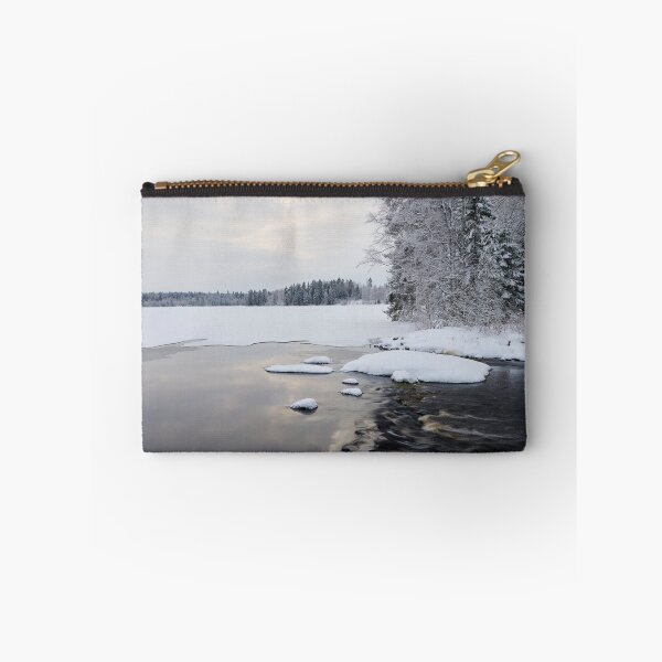 Item preview, Where the lake ends. Parkkuu winter 2023 minimal color designed and sold by Jouko Lehto Photography.