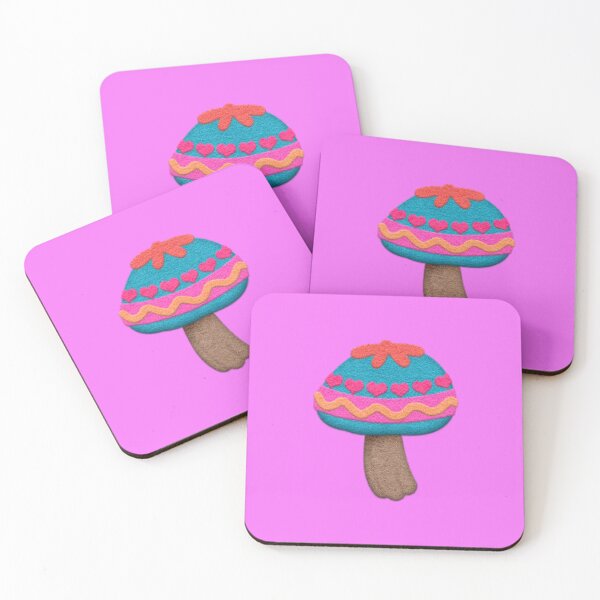 Item preview, Cute Little Felt Look Valentine Mushroom by Cherie's Art(c)2024 designed and sold by CheriesArt.