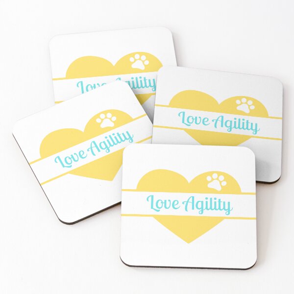 Item preview, Love agility in blue and yellow designed and sold by PausePapote.