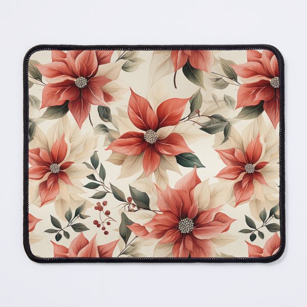 Item preview, Vintage Florals, Poinsettia designed and sold by PigmeArt.
