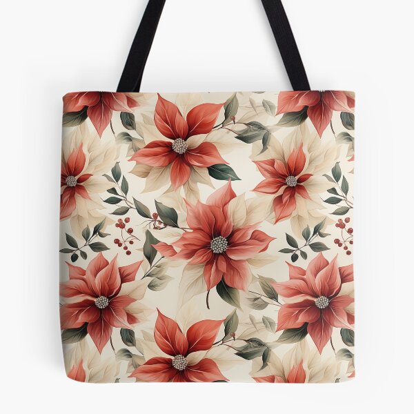 Item preview, Vintage Florals, Poinsettia designed and sold by PigmeArt.