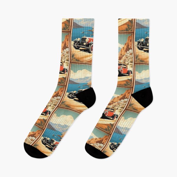 Item preview, Italian classic car 20's ,retro vintage poster designed and sold by erozzz.