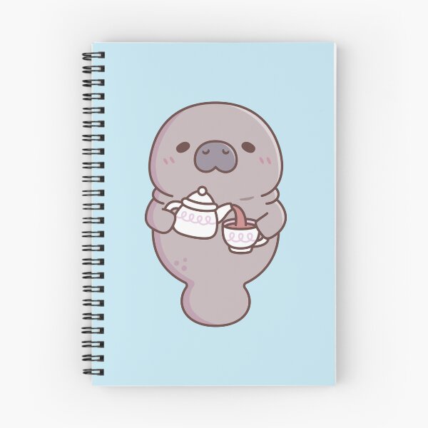Artikelvorschau, Niedliche Seekuh gießt Tee in Teetasse entworfen und verkauft von rustydoodle.