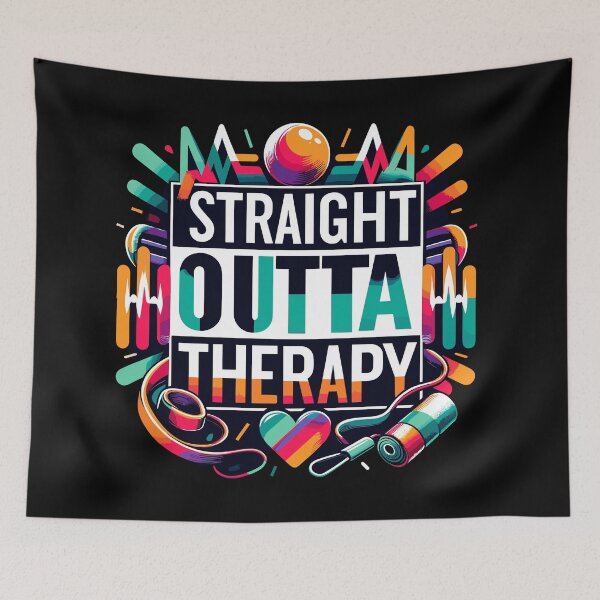 Item preview, Straight Outa Therapy designed and sold by TeesYouWant.