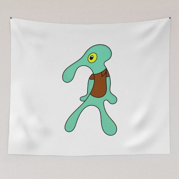 Item preview, Squidward Art, Squidward Painting designed and sold by DibujandoPorfa.
