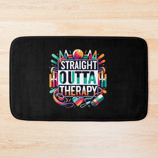 Item preview, Straight Outa Therapy designed and sold by TeesYouWant.