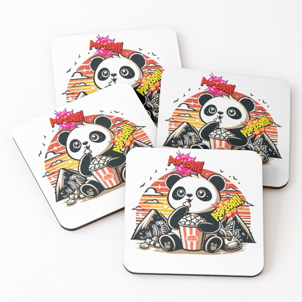Item preview, Panda, popcorn eater designed and sold by AxelBrook.
