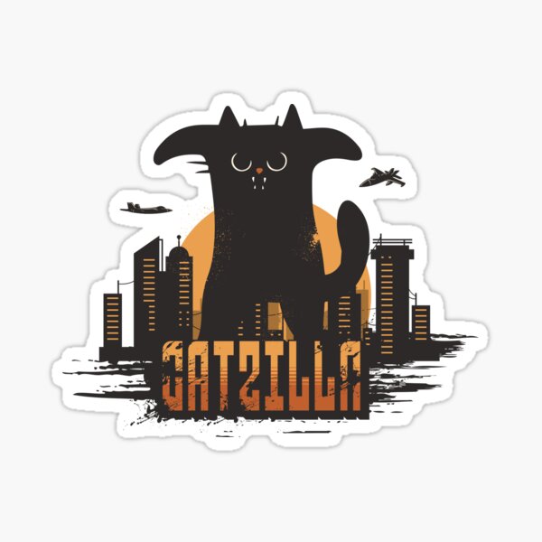 Item preview, Catzilla: The Feline Monster - Urban Jungle Takeover designed and sold by bsilvia.