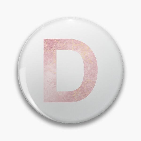 Item preview, Initial D with pink marble effect designed and sold by alessiazoe.
