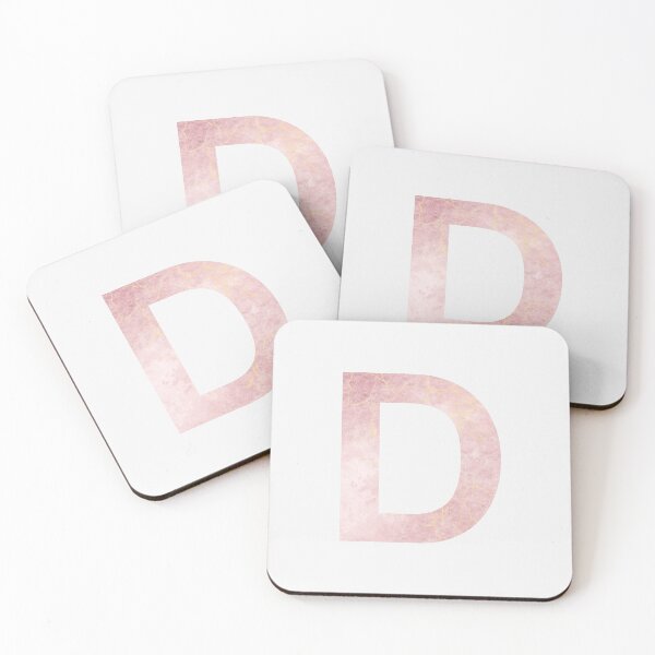Item preview, Initial D with pink marble effect designed and sold by alessiazoe.