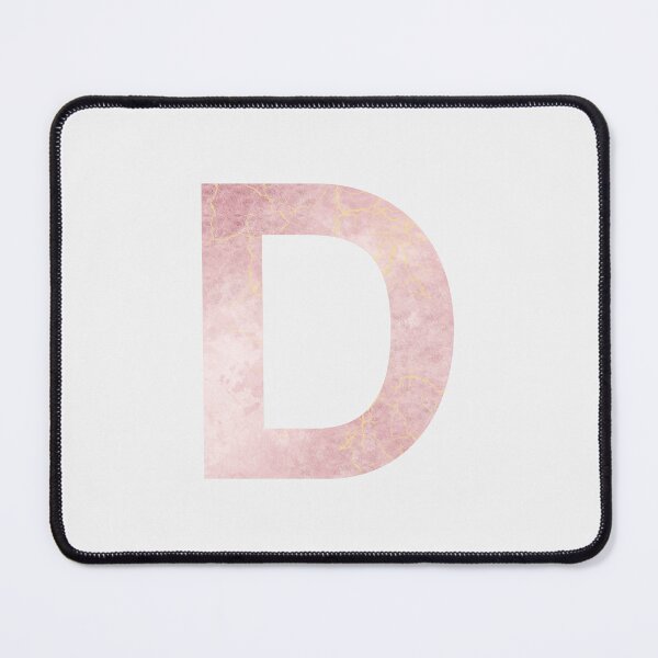 Item preview, Initial D with pink marble effect designed and sold by alessiazoe.