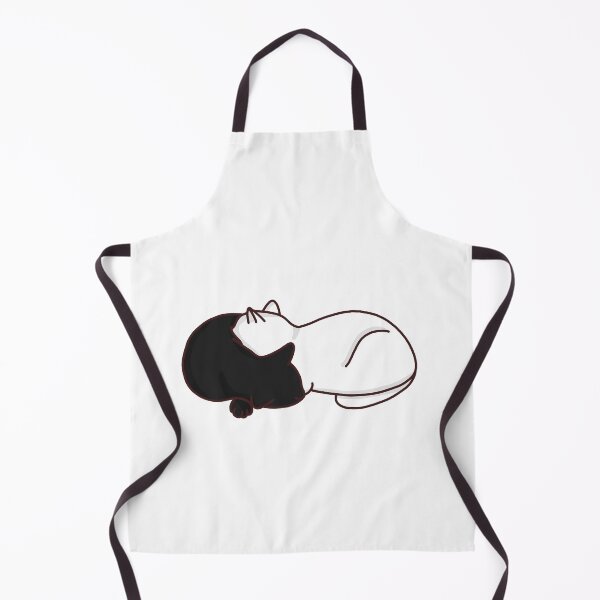 Item preview, White cat and black cat designed and sold by TiffyChaa.