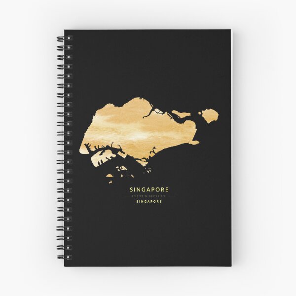 Item preview, Map of Singapore in gold color designed and sold by Jerhus.
