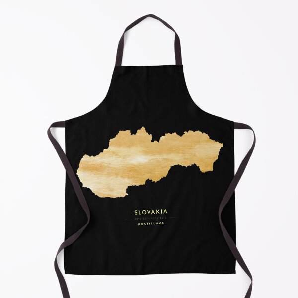 Item preview, Slovakia map in gold color designed and sold by Jerhus.