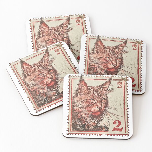 Item preview, postage stamp Cat designed and sold by Ryslissa.