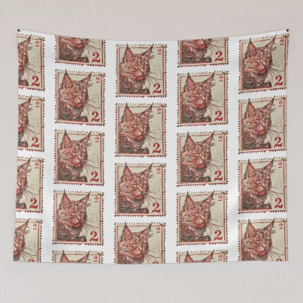Item preview, postage stamp Cat designed and sold by Ryslissa.