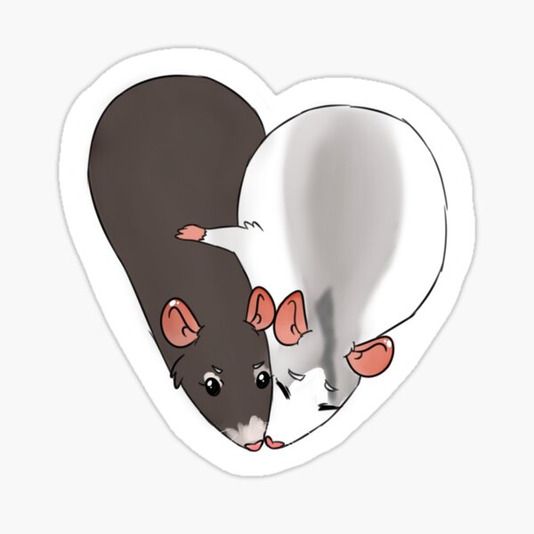 Item preview, Hugging rats  designed and sold by Aura2023.