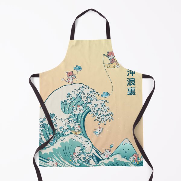 Item preview, Great Wave off Kanagawa - Cute Cats Surfing designed and sold by Faissal Thomass.