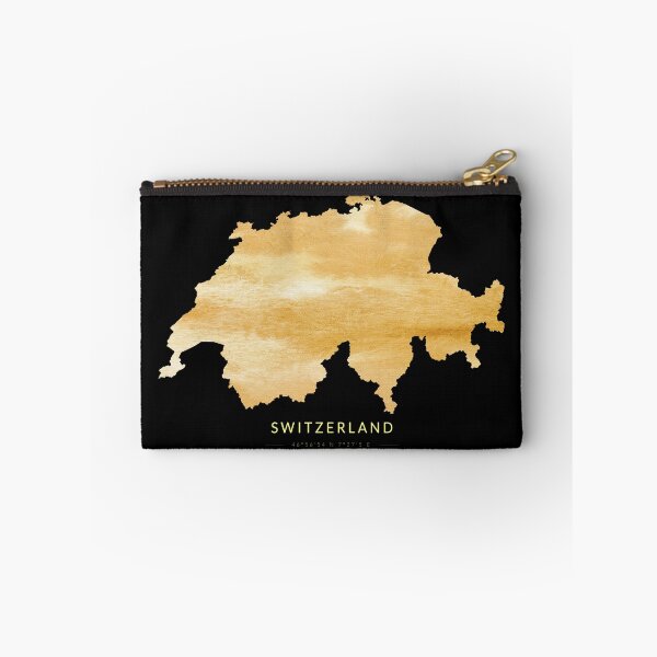 Item preview, Map of Switzerland in gold color designed and sold by Jerhus.
