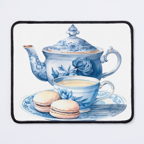 Item preview, Macaroons And Teapot designed and sold by MarElfArtelier.