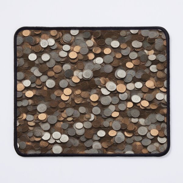 Item preview,  Marvelous Colorful Coin Pattern  designed and sold by DigiDreamyArt.