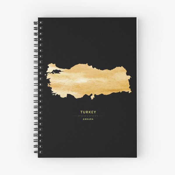 Item preview, Turkey map in gold color designed and sold by Jerhus.
