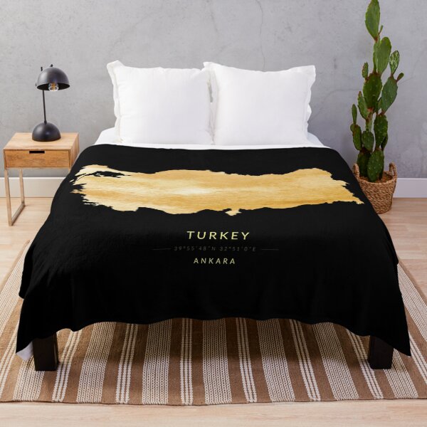 Item preview, Turkey map in gold color designed and sold by Jerhus.