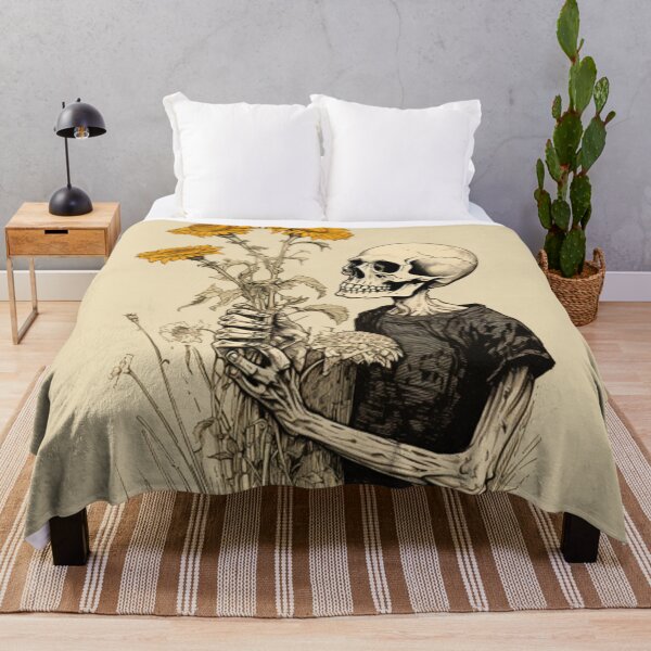 Item preview, Sunflower Skull Serenade designed and sold by -DEEWOLF-.