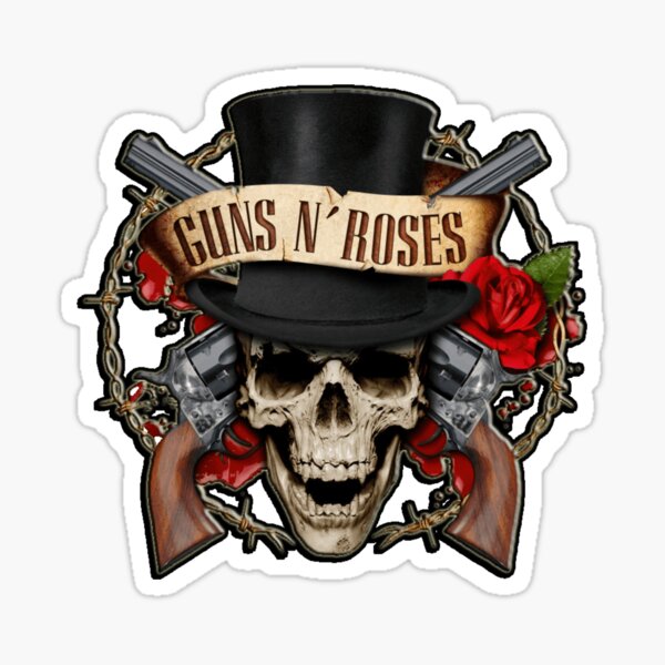Guns N Roses Sticker Pack  GNR Guns And Roses American Hard Rock