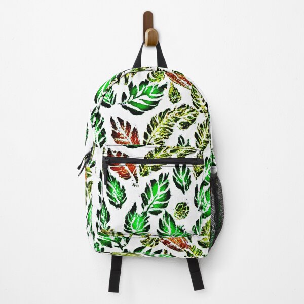 Item preview, Vivid Color Burst Leaves Pattern designed and sold by Health And Fitness Posts e-Store.